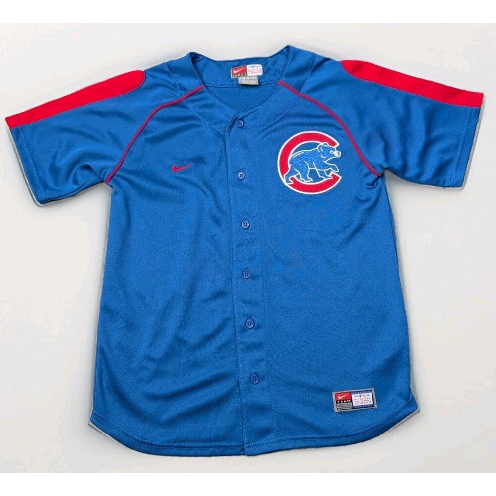 Vintage Nike Team Genuine Merchandise Chicago Cubs Jersey Youth Medium 12/14